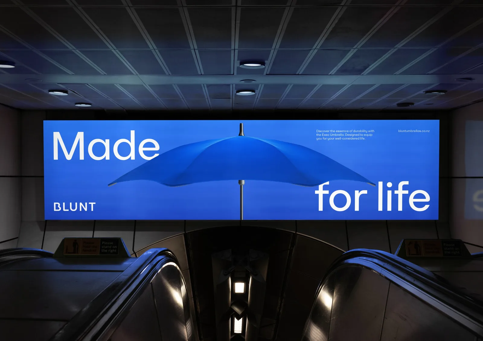 Blunt brand identity design by Milk