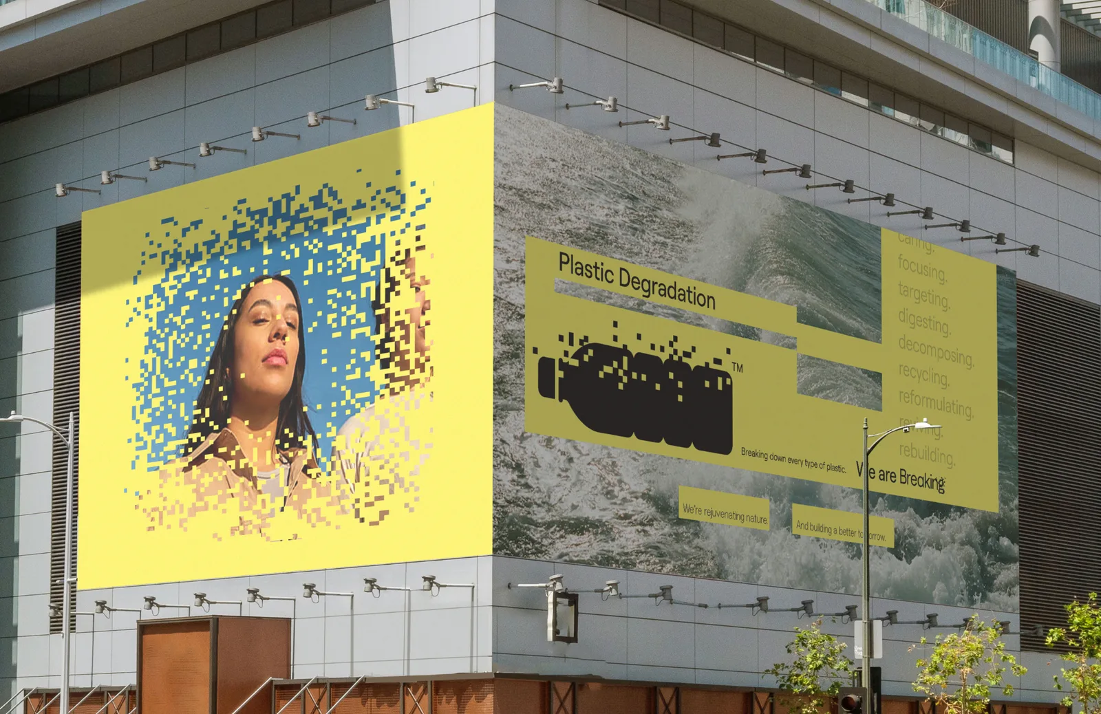 Breaking brand identity design by Maven Creative