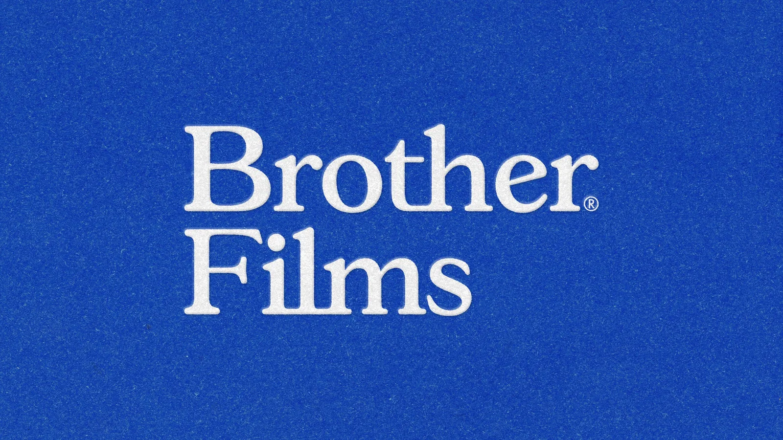 Brother Films brand identity design by Forth+Back