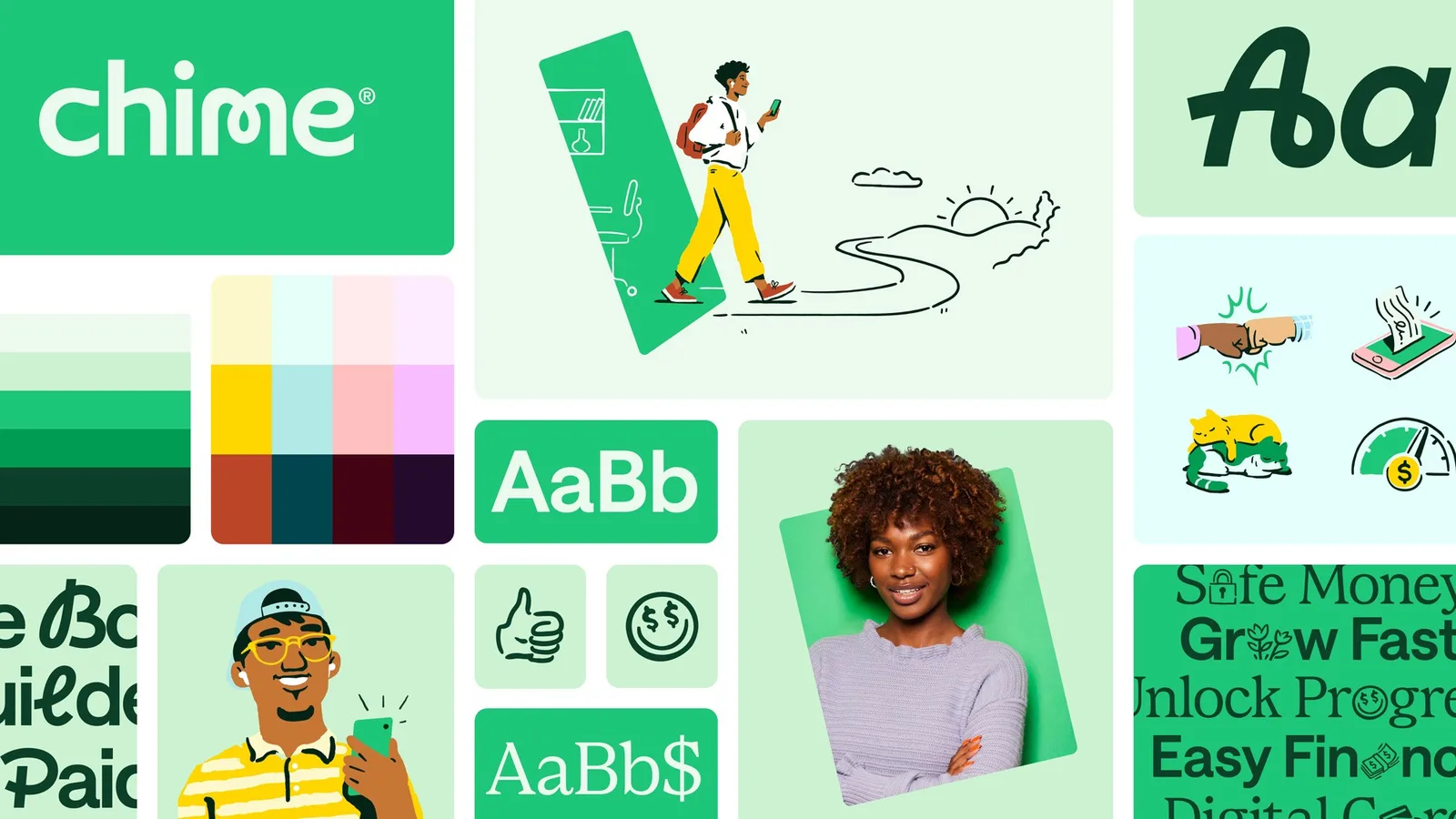 Chime brand identity design by Jones Knowles Ritchie