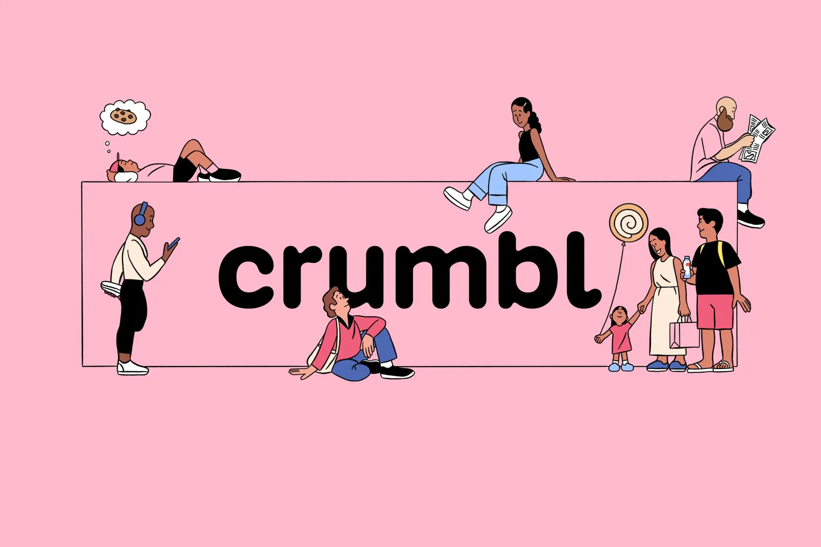 Crumbl brand identity design by Turner Duckworth