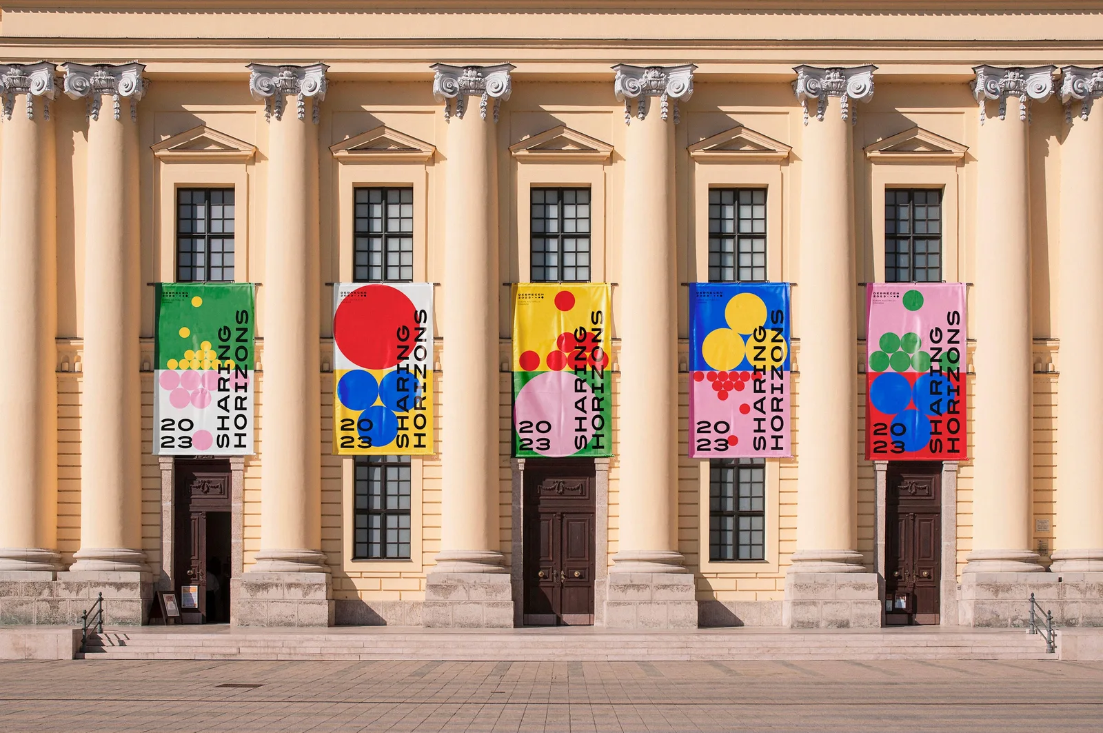 Debrecen 2023 brand identity design by Classmate Studio