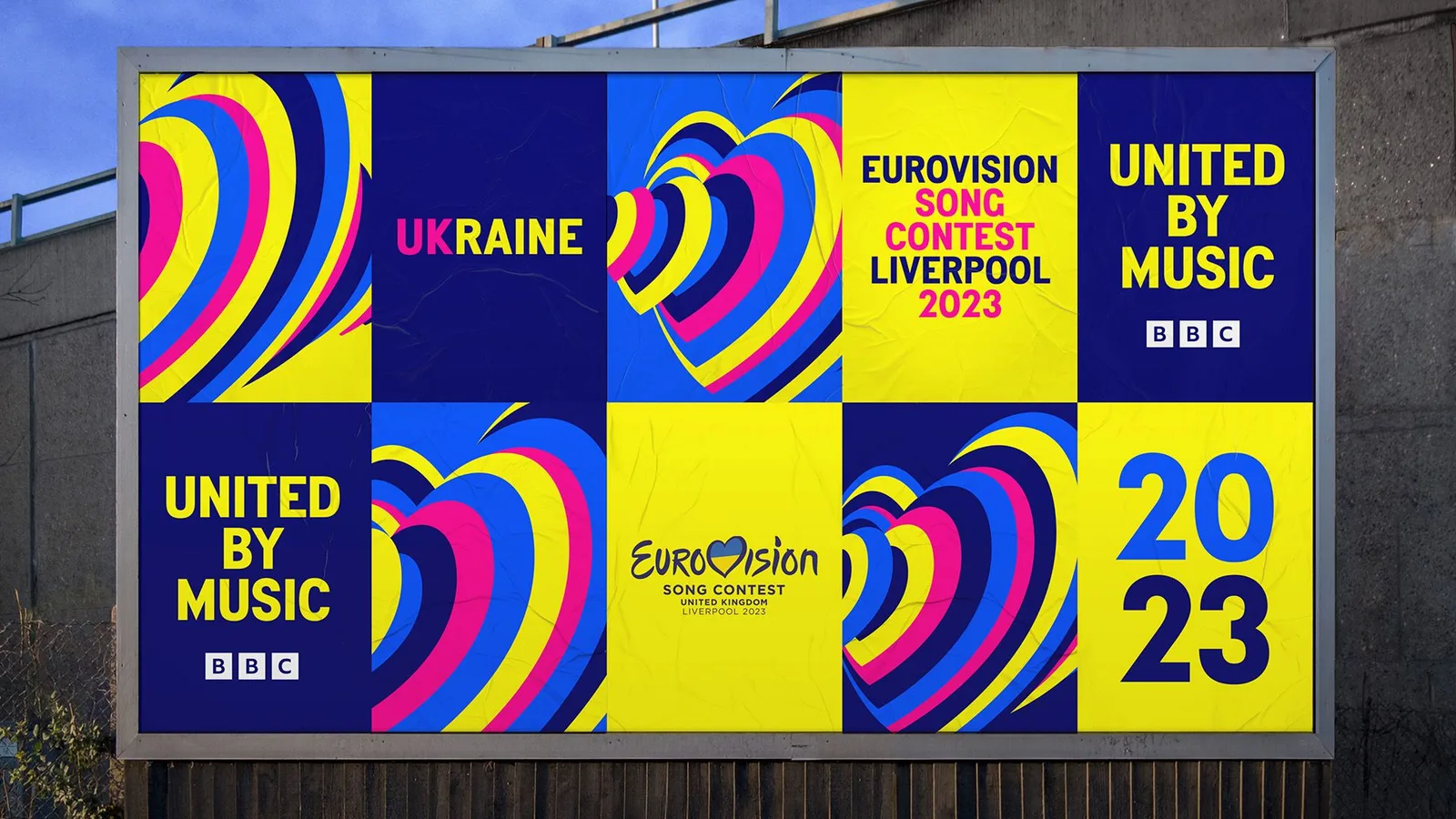 Eurovision 2023 brand identity design by Design Bridge and Partners (2)