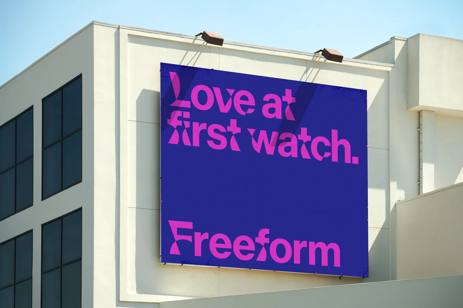 Freeform brand identity design by Collins