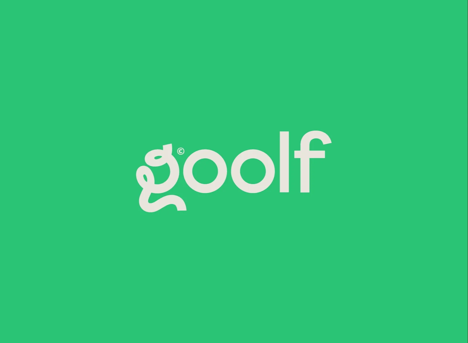 Goolf brand identity design by Wildish & Co.