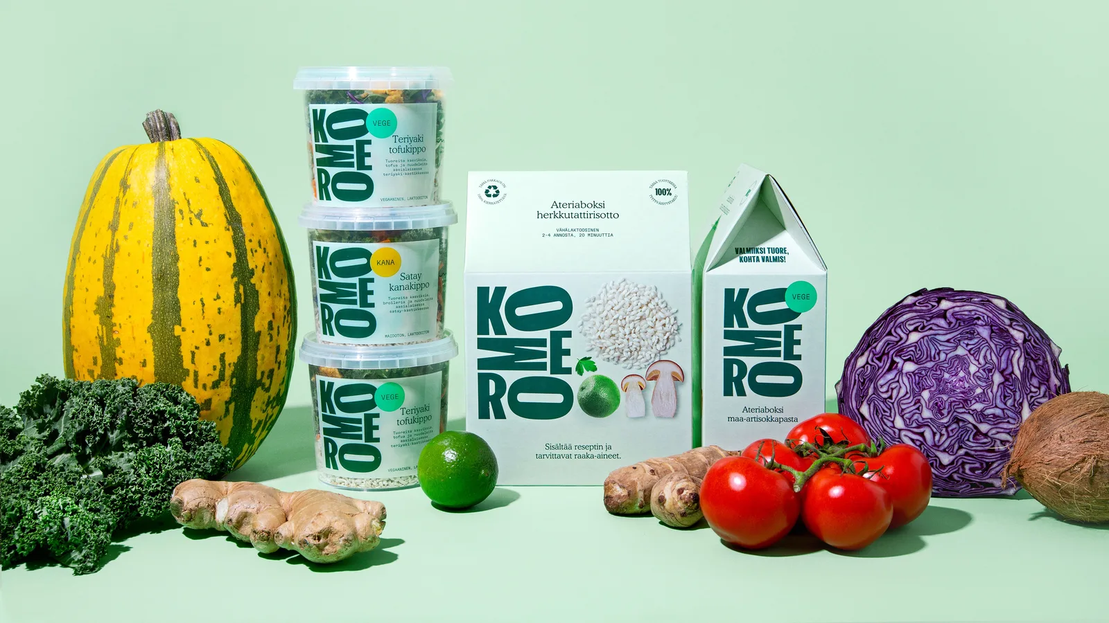 Komero brand identity design by Werklig