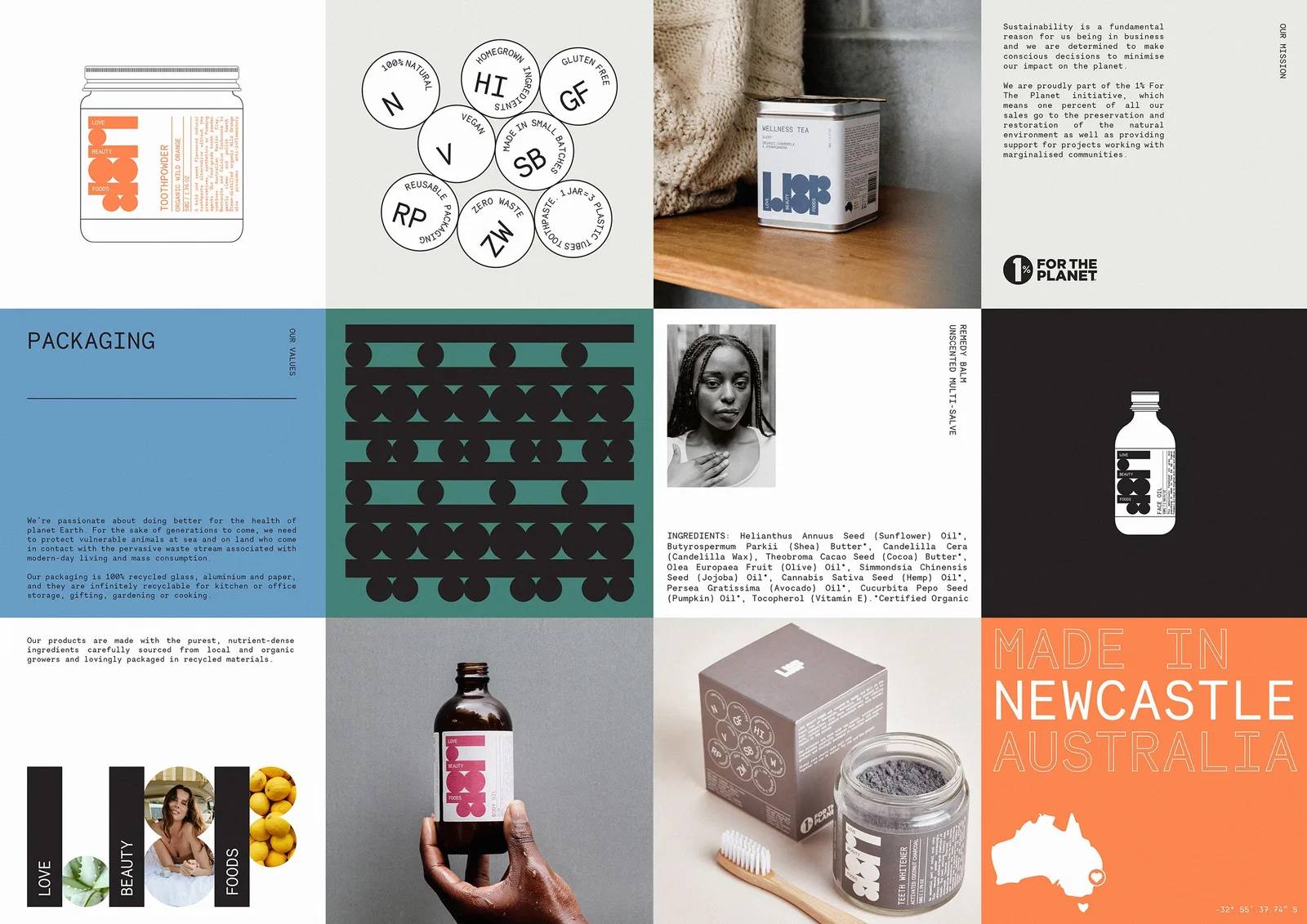 Love Beauty Foods (LBF) brand identity design by MAKEBARDO (5)