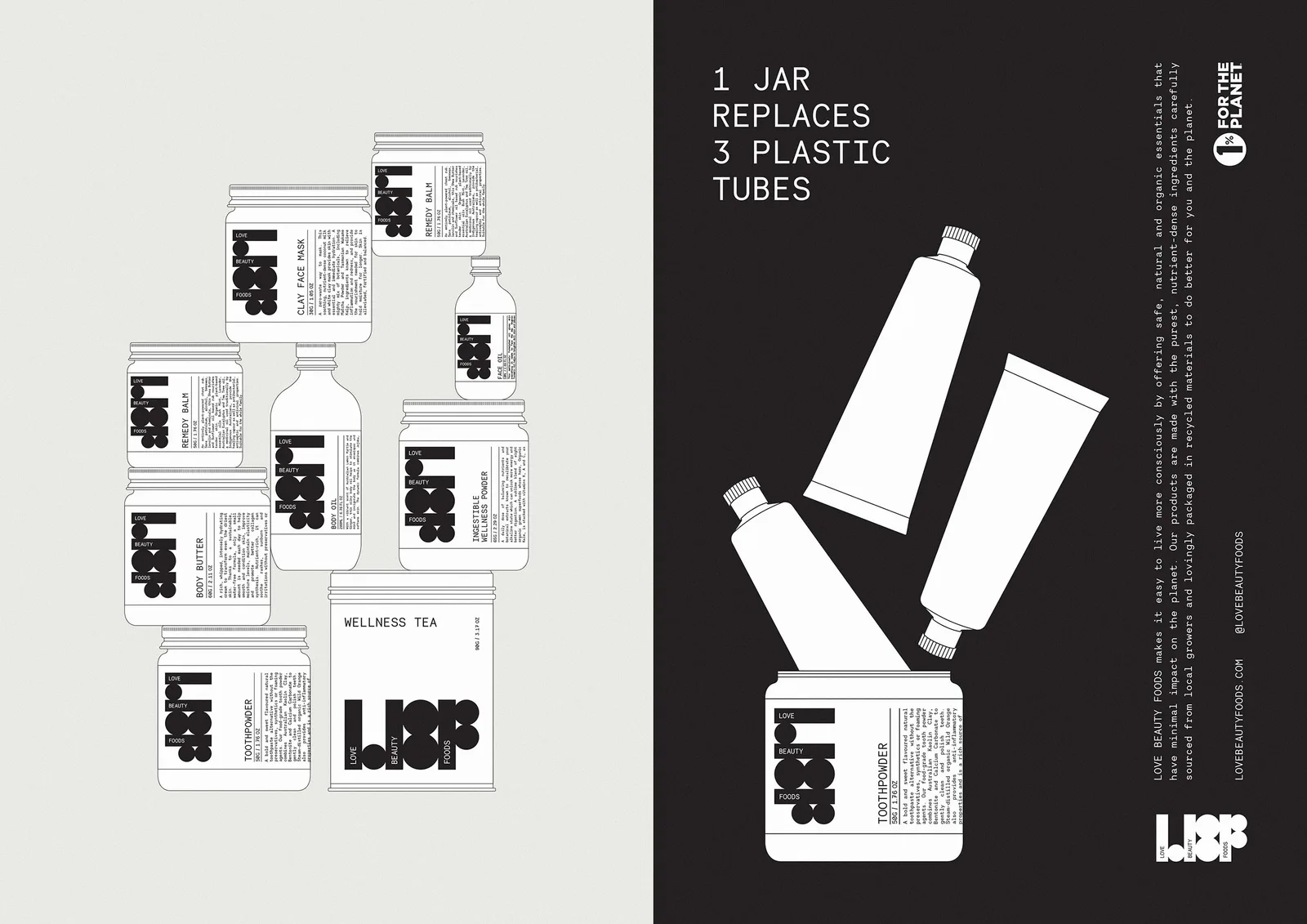 Love Beauty Foods (LBF) brand identity design by MAKEBARDO (7)