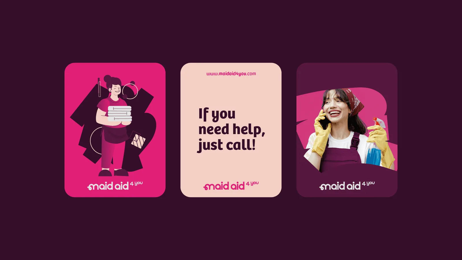 Maid Aid For You brand identity design by KAVE BRANDS (5)