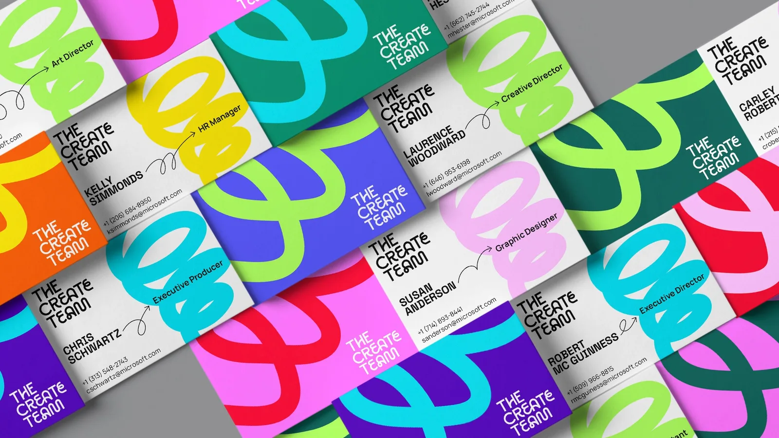 Microsoft. The Create Team brand identity design by NotReal