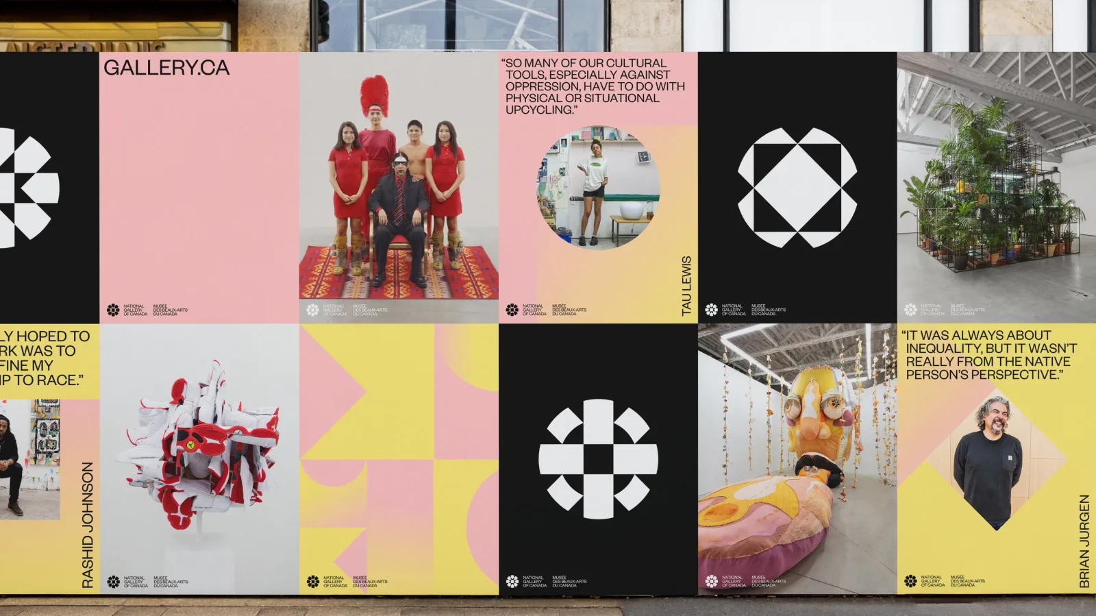 National Gallery of Canada brand identity design by Area17