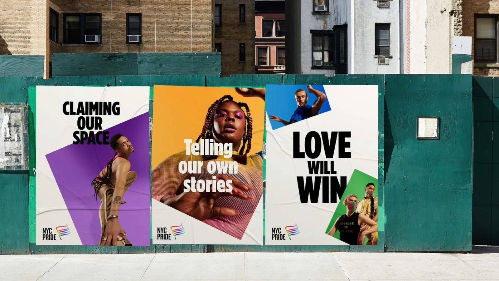 NYC Pride brand identity design by Lippincott