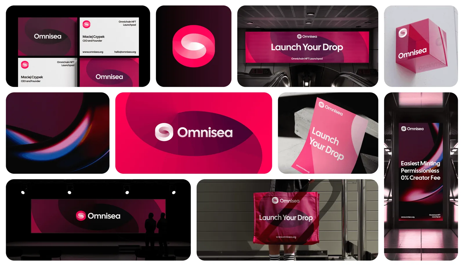 Omnisea brand identity design by Vadim Carazan