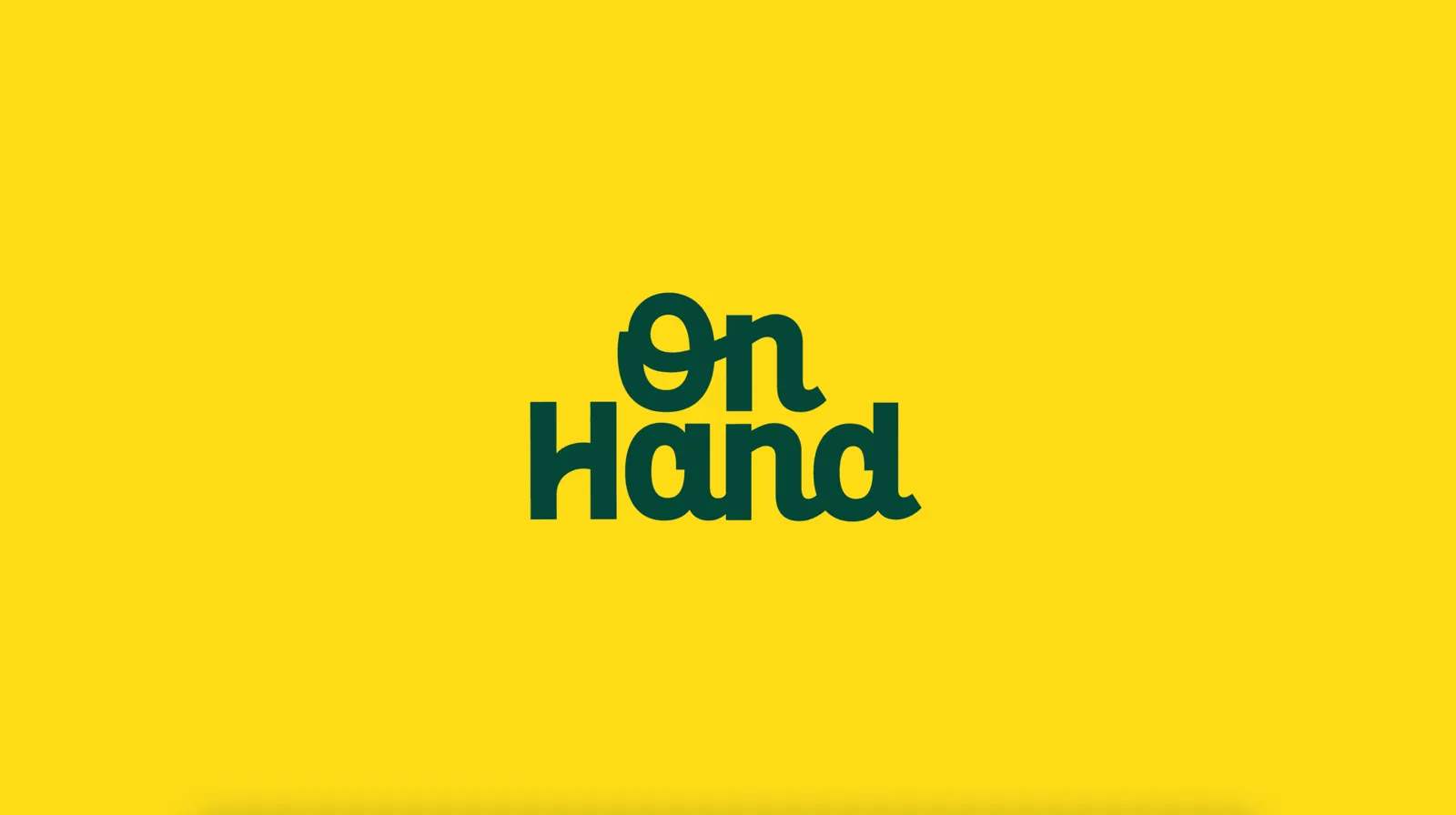 OnHand brand identity design by Fiasco