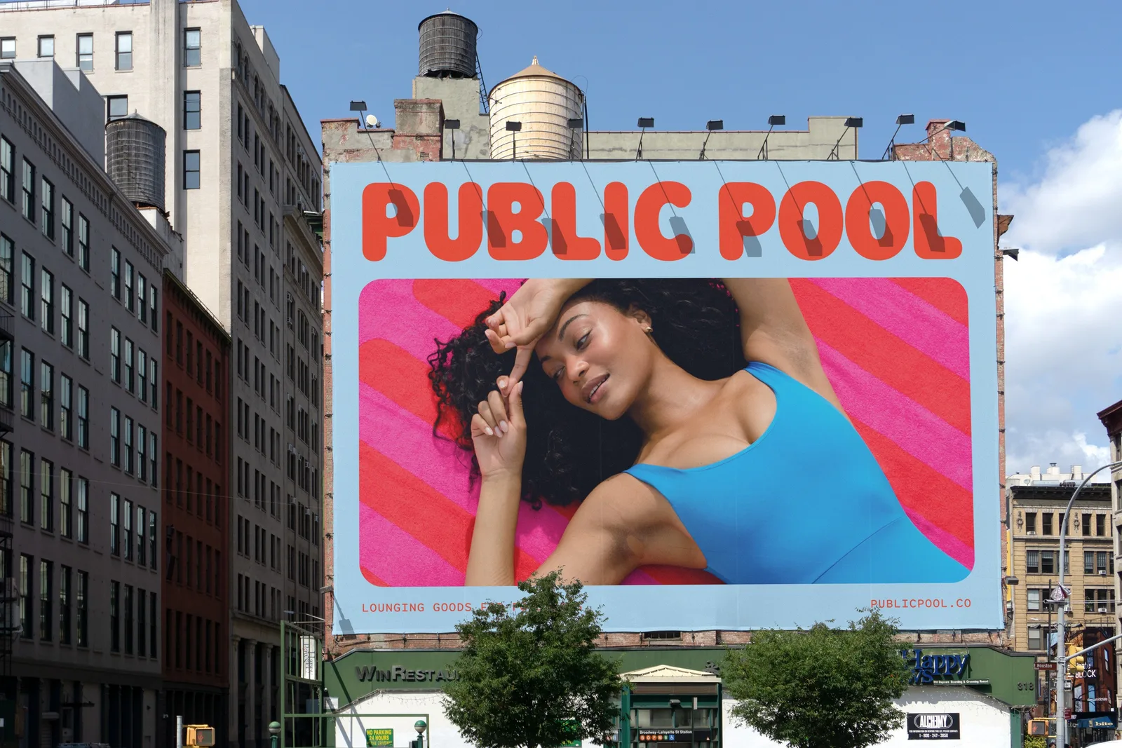 Public Pool brand identity design by Perky Bros