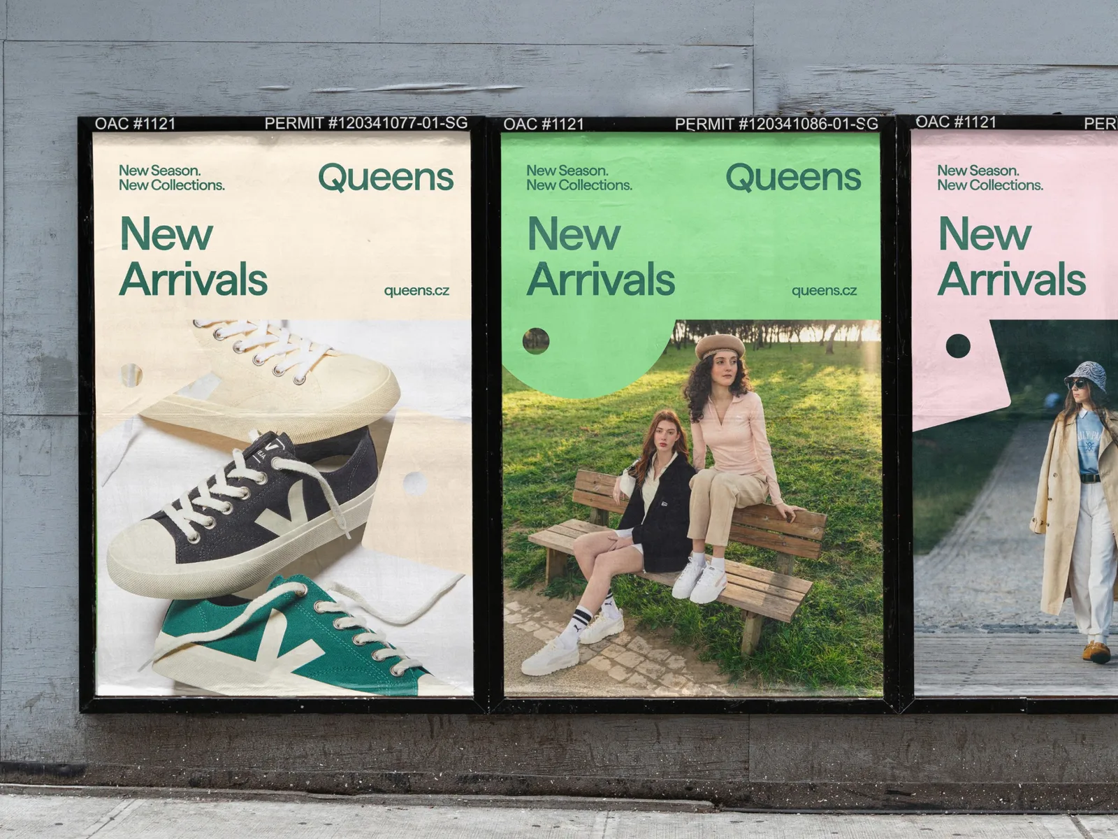 Queens brand identity design by Diorama