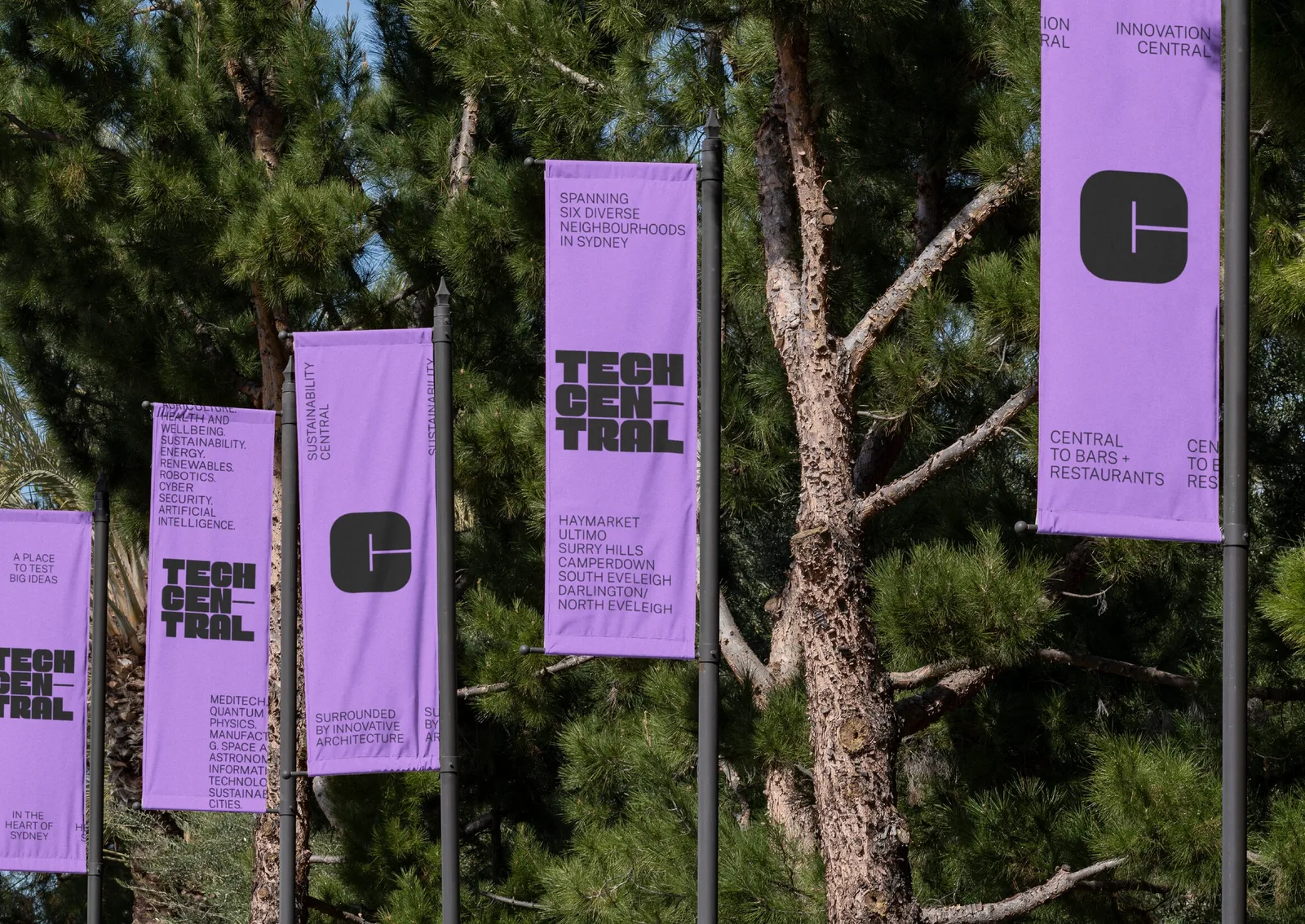 Tech Central brand identity design by For The People (2)