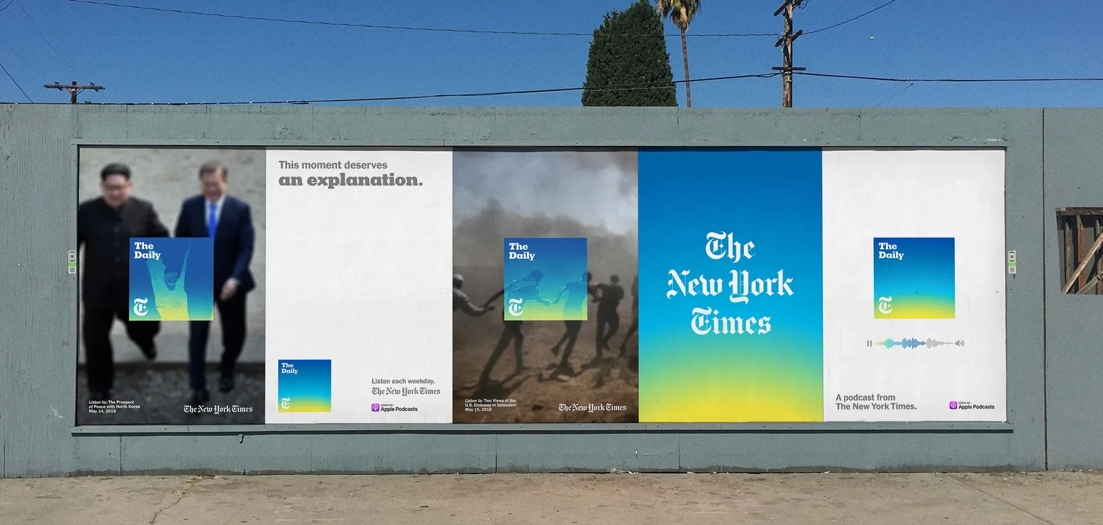 The Daily from The New York Times brand identity design by Gretel