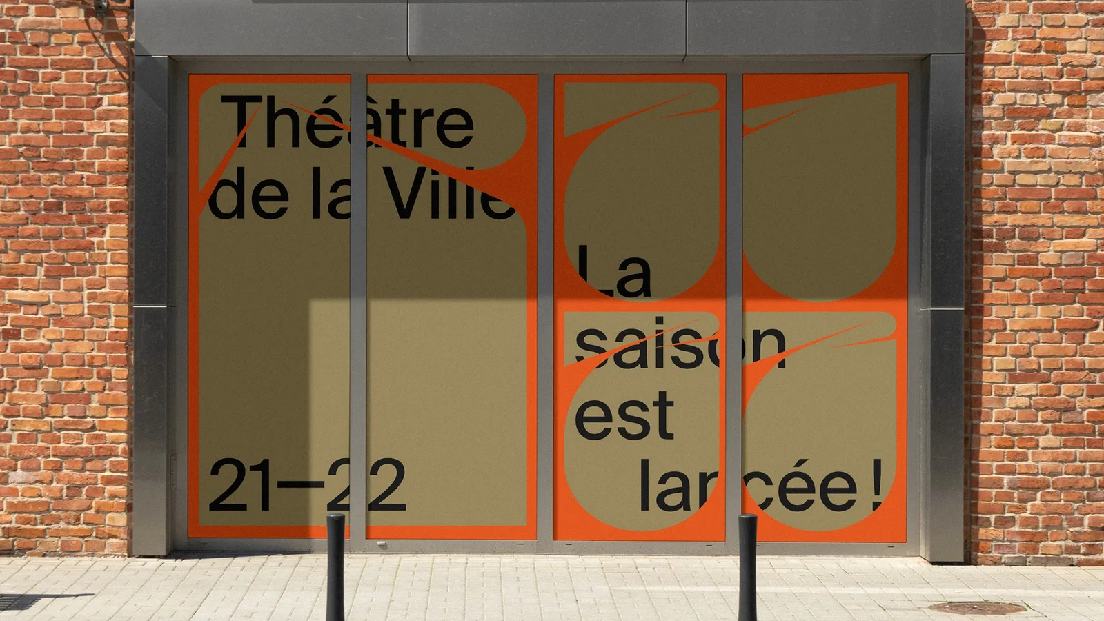 Théâtre de la ville brand identity design by compagnie et cie (3)