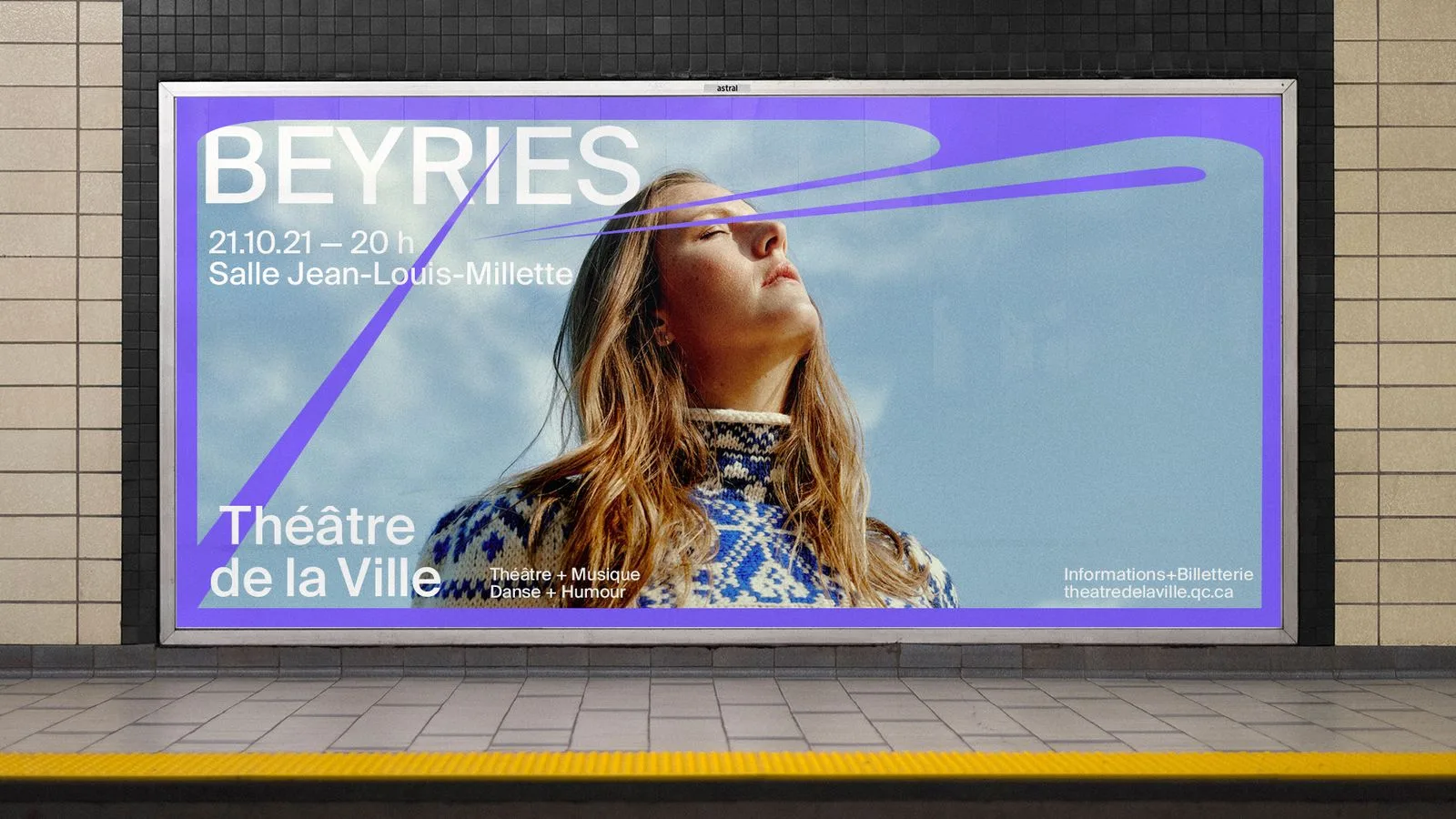 Théâtre de la ville brand identity design by compagnie et cie (5)