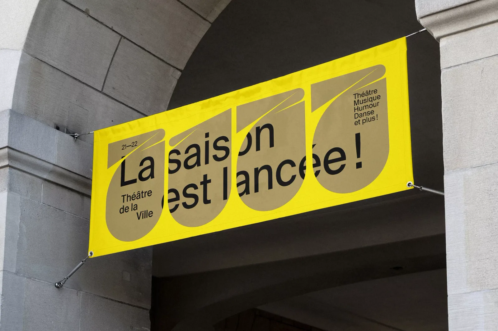 Théâtre de la ville brand identity design by compagnie et cie (6)