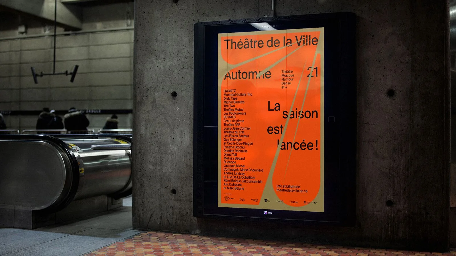 Théâtre de la ville brand identity design by compagnie et cie (9)