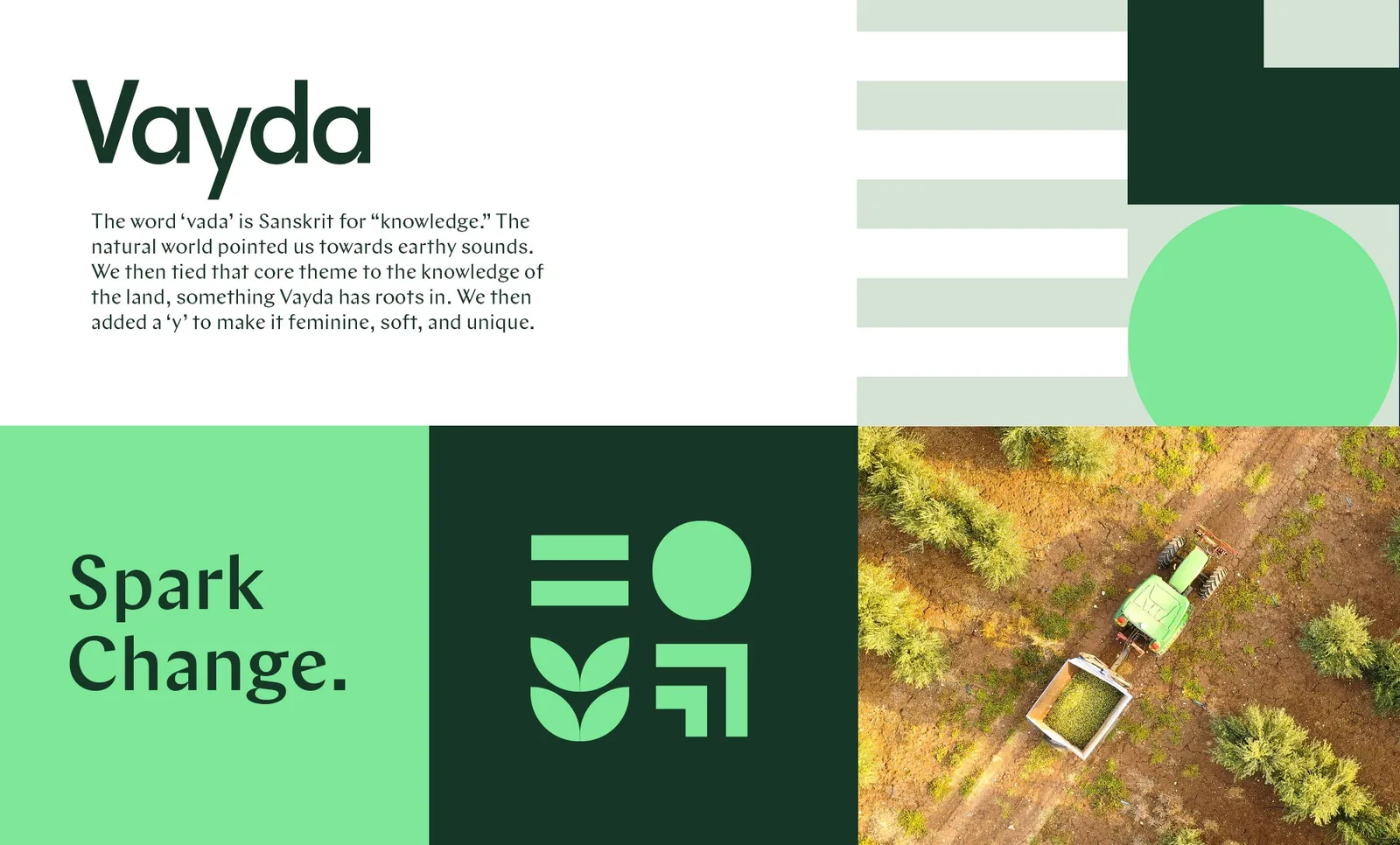 Vayda brand identity design by Motto