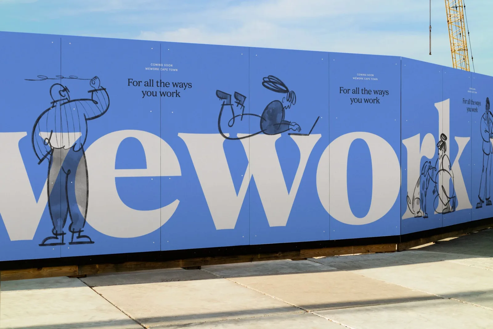 Wework brand identity design by Franklyn