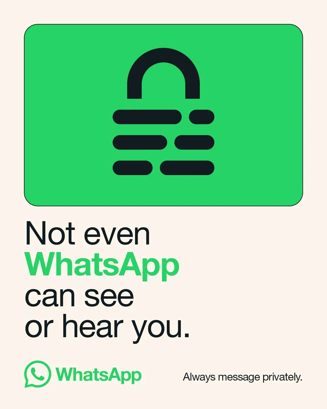 WhatsApp Message Privately brand identity design by Hueso Studio (3)