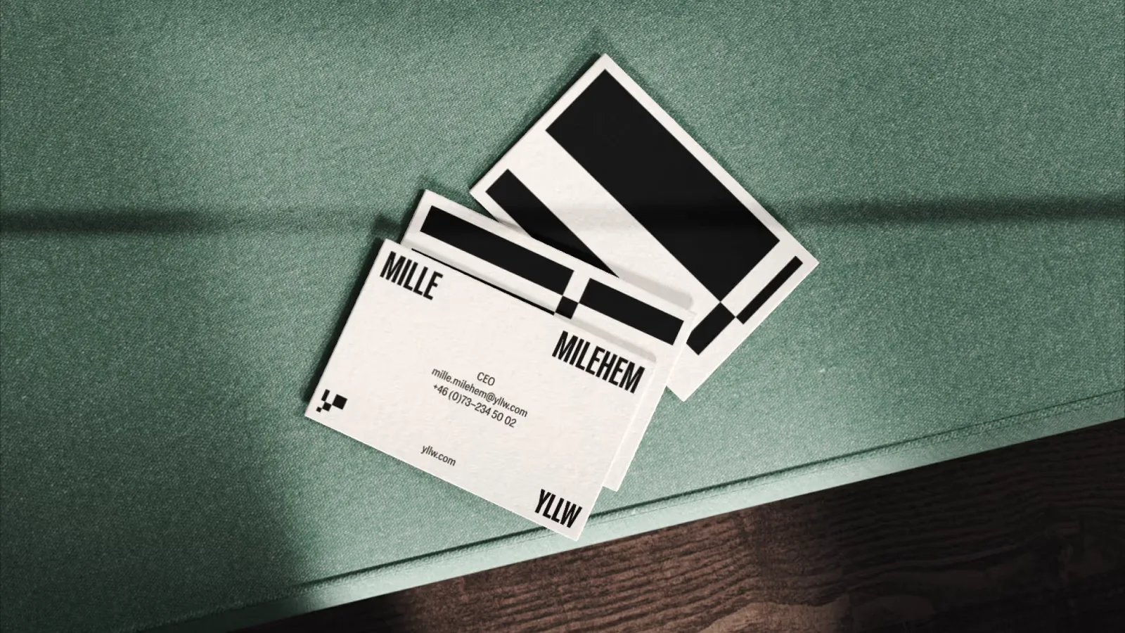 YLLW brand identity design by Gärde